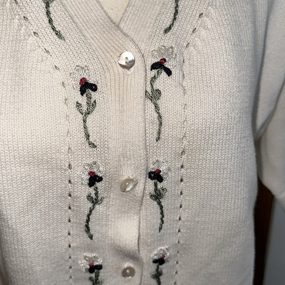 Vintage Style My Way Knit Cardigan with Embroidery - Picture 2 of 7